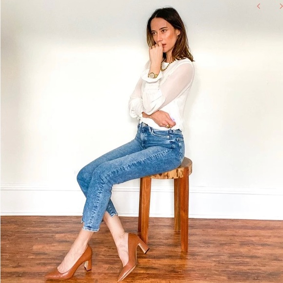 Ally Courageous Caramel Leather Heels **FREE SHIPPING** - Picture 3 of 8